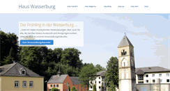 Desktop Screenshot of haus-wasserburg.de