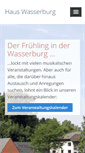 Mobile Screenshot of haus-wasserburg.de