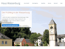 Tablet Screenshot of haus-wasserburg.de